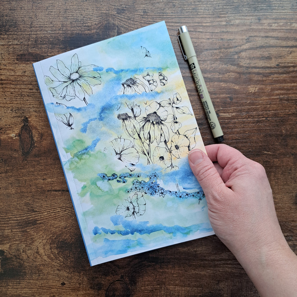 Misty Wildflowers Journal