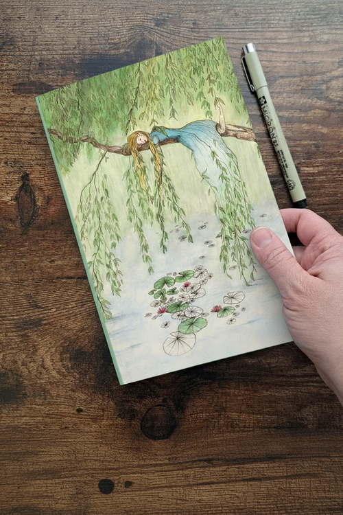 Aisling Willow Journal Hand Mockup