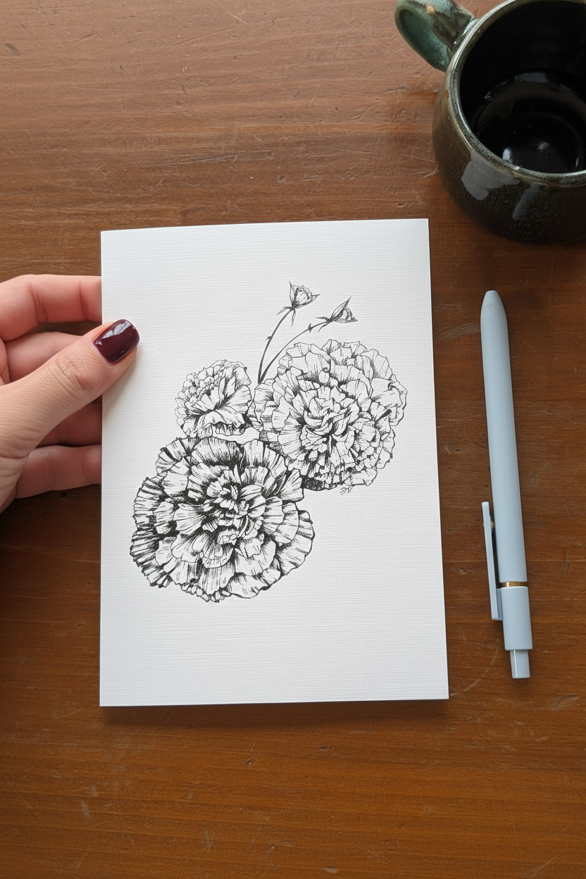 Carnations Hand Held