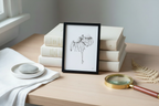 Coneflowers Desk Mockup