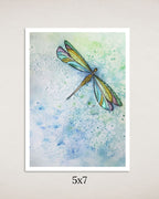 Dragonfly Repose Art Print