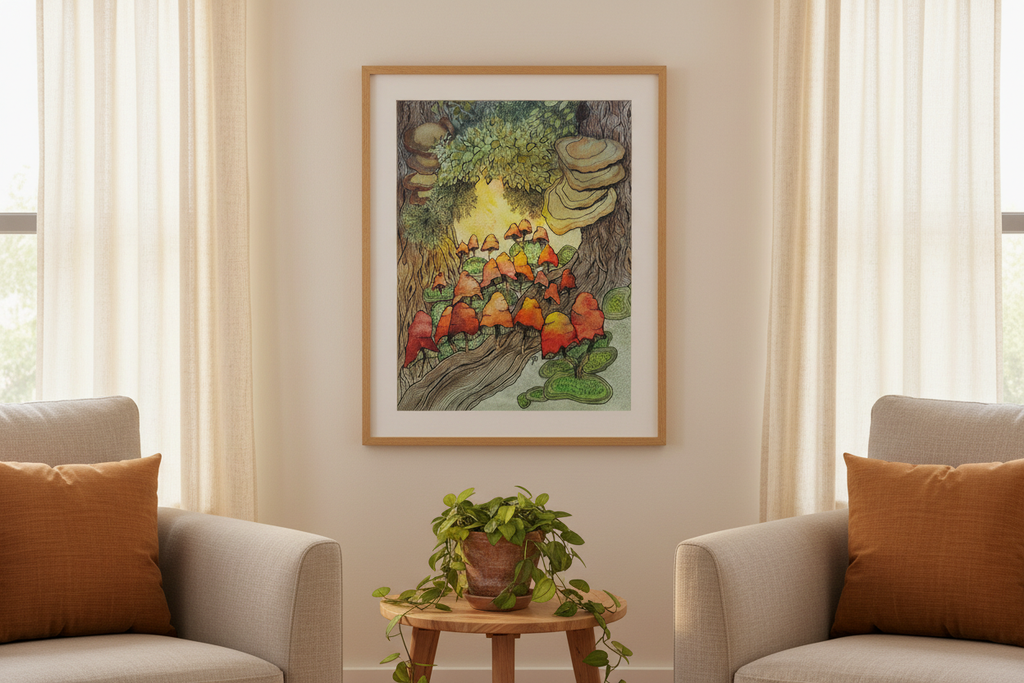 Enchanted Morning 8x10 Living Room Mockup