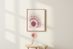 Pink Gerbera 8x10 Living Room Mockup