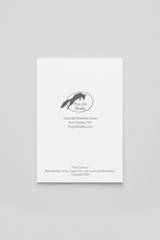 Pink Gerbera Card Back Flat Mockup