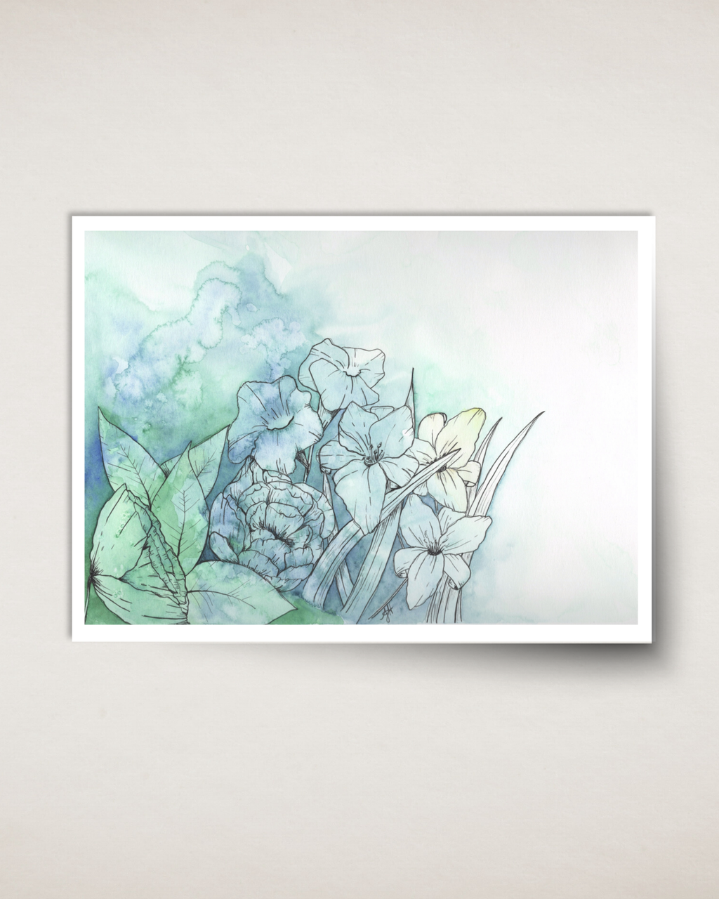 Quiet Unfurling— Card