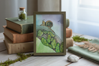 Slow Lane 5x7 Cottagecore Desk Mockup
